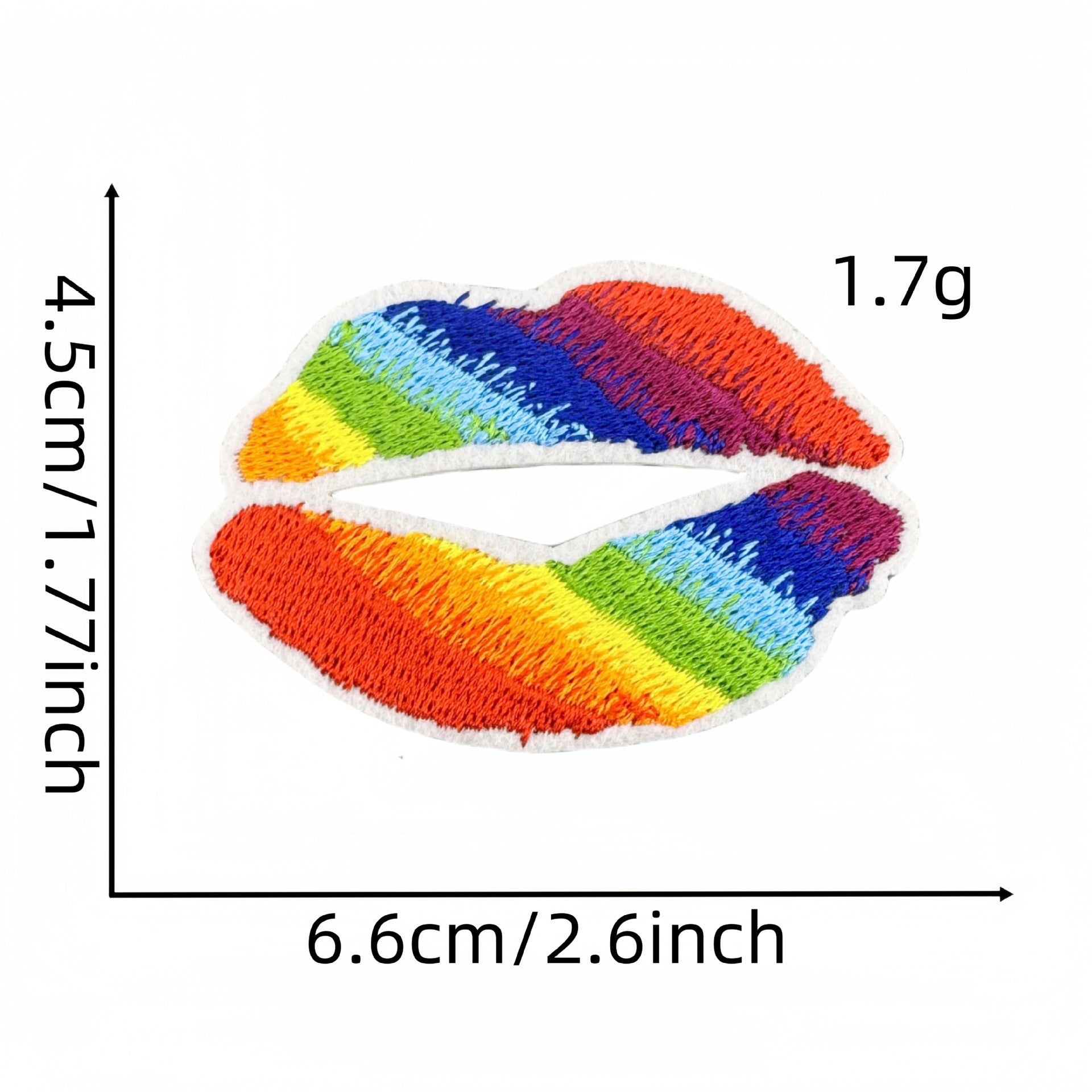 Wholesale Rainbow Embroidered patch FS